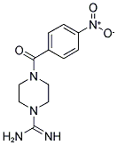 4-(4-NITRO-BENZOYL)-PIPERAZINE-1-CARBOXAMIDINE Struktur