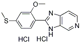 2-[2-METHOXY-4-(METHYLTHIO)PHENYL]-1H-IMIDAZO[4,5-C]PYRIDINE, 2HCL Struktur