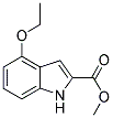 4-ETHOXY-1H-INDOLE-2-CARBOXYLIC ACID METHYL ESTER Struktur