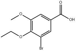 3-BROMO-4-ETHOXY-5-METHOXY-BENZOIC ACID Struktur