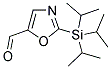 2-TRIISOPROPYLSILYL-OXAZOLE-5-CARBOXALDEHYDE Struktur