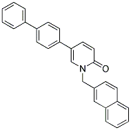 5-BIPHENYL-4-YL-1-NAPHTHALEN-2-YLMETHYL-1H-PYRIDIN-2-ONE Struktur