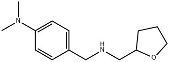 DIMETHYL-(4-([(TETRAHYDRO-FURAN-2-YLMETHYL)-AMINO]-METHYL)-PHENYL)-AMINE Struktur