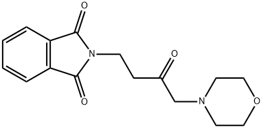 2-(4-MORPHOLINO-3-OXOBUTYL)-1H-ISOINDOLE-1,3(2H)-DIONE Struktur