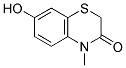 7-HYDROXY-4-METHYL-2H-1,4-BENZOTHIAZIN-3(4H)-ONE Struktur