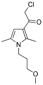 2-CHLORO-1-[1-(3-METHOXYPROPYL)-2,5-DIMETHYL-1H-PYRROL-3-YL]ETHANONE Struktur