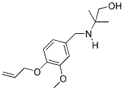 2-([4-(ALLYLOXY)-3-METHOXYBENZYL]AMINO)-2-METHYLPROPAN-1-OL Struktur