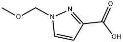 1-METHOXYMETHYL-1 H-PYRAZOLE-3-CARBOXYLIC ACID Struktur