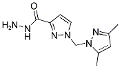 1-(3,5-DIMETHYL-PYRAZOL-1-YLMETHYL)-1 H-PYRAZOLE-3-CARBOXYLIC ACID HYDRAZIDE Struktur