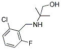 2-((2-CHLORO-6-FLUOROBENZYL)AMINO)-2-METHYLPROPAN-1-OL Struktur