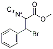 METHYL-2-ISOCYANO-3-BROMO-3-PHENYLACROLEATE (TRANS) Struktur