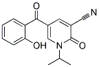 5-(2-HYDROXY-BENZOYL)-1-ISOPROPYL-2-OXO-1,2-DIHYDRO-PYRIDINE-3-CARBONITRILE Struktur