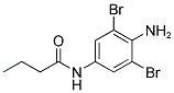 N-(4-AMINO-3,5-DIBROMOPHENYL)BUTANAMIDE Struktur