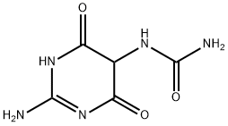 2-AMINO-5-UREIDO-4,6-PYRIMIDINEDIONE Struktur