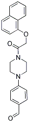 4-(4-[(1-NAPHTHYLOXY)ACETYL]PIPERAZIN-1-YL)BENZALDEHYDE Struktur