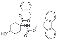 1-(9H-FLUOREN-9-YLMETHOXYCARBONYLAMINO)-4-HYDROXY-CYCLOHEXANECARBOXYLIC ACID BENZYL ESTER Struktur