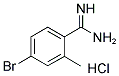 4-BROMO-2-METHYL-BENZAMIDINE HYDROCHLORIDE Struktur