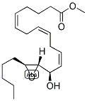 METHYL 13(R)-HYDROXY-14(S),15(S)-EPOXY-5(Z),8(Z),11(Z)-EICOSATRIENOATE Struktur