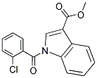 METHYL 1-(2-CHLOROBENZOYL)-1H-INDOLE-3-CARBOXYLATE Struktur