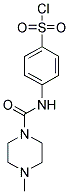 4-[(4-METHYL-PIPERAZINE-1-CARBONYL)-AMINO]-BENZENESULFONYL CHLORIDE Struktur