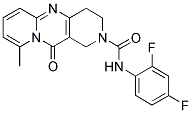 N-(2,4-DIFLUOROPHENYL)-9-METHYL-11-OXO-4,11-DIHYDRO-1H-DIPYRIDO[1,2-A:4',3'-D]PYRIMIDINE-2(3H)-CARBOXAMIDE Struktur