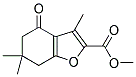 METHYL 3,6,6-TRIMETHYL-4-OXO-4,5,6,7-TETRAHYDRO-1-BENZOFURAN-2-CARBOXYLATE Struktur