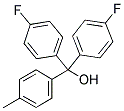 4,4'-DIFLUORO-4''-METHYLTRITYL ALCOHOL Struktur