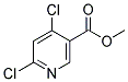 METHYL 4,6-DICHLORONICOTINATE Struktur