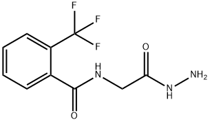 N-(2-HYDRAZINO-2-OXOETHYL)-2-(TRIFLUOROMETHYL)BENZAMIDE Struktur