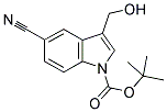 5-CYANO-3-HYDROXYMETHYLINDOLE-1-CARBOXYLIC ACID TERT-BUTYL ESTER Struktur