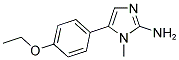 5-(4-ETHOXY-PHENYL)-1-METHYL-1H-IMIDAZOL-2-YLAMINE Struktur
