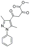 4-(3,5-DIMETHYL-1-PHENYL-1H-PYRAZOL-4-YL)-2,4-DIOXO-BUTYRIC ACID METHYL ESTER Struktur