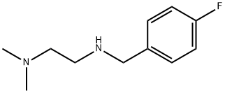 N'-(4-FLUORO-BENZYL)-N,N-DIMETHYL-ETHANE-1,2-DIAMINE Struktur