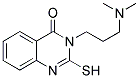 3-[3-(DIMETHYLAMINO)PROPYL]-2-MERCAPTOQUINAZOLIN-4(3H)-ONE Struktur