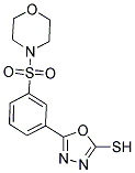 5-[3-(MORPHOLINE-4-SULFONYL)-PHENYL]-[1,3,4]OXADIAZOLE-2-THIOL Struktur