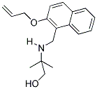 2-(([2-(ALLYLOXY)-1-NAPHTHYL]METHYL)AMINO)-2-METHYLPROPAN-1-OL Struktur