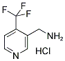 C-(4-TRIFLUOROMETHYL-PYRIDIN-3-YL)METHYLAMINE HYDROCHLORIDE Struktur