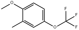 1-METHOXY-2-METHYL-4-TRIFLUOROMETHOXY-BENZENE Struktur