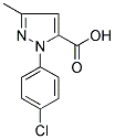 1-(4-CHLOROPHENYL)-3-METHYL-1H-PYRAZOLE-5-CARBOXYLIC ACID Struktur