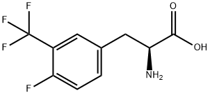 4-FLUORO-3-(TRIFLUOROMETHYL)-DL-PHENYLALANINE Struktur