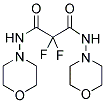 2,2-DIFLUORO-N,N-DIMORPHOLINO-MALONAMIDE Struktur