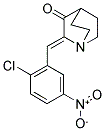 2-[(Z)-(2-CHLORO-5-NITROPHENYL)METHYLIDENE]-3-QUINUCLIDINONE Struktur