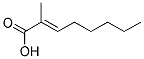 2-METHYL-2-OCTENOIC ACID Struktur