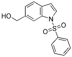 1-PHENYLSULFONYLINDOLE-6-METHANOL Struktur