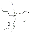 TRI-N-BUTYL[(2-METHYL-1,3-THIAZOL-4-YL)METHYL]PHOSPHONIUM CHLORIDE Struktur