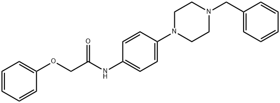 N-(4-(4-BENZYLPIPERAZIN-1-YL)PHENYL)-2-PHENOXYACETAMIDE Struktur