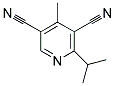 2-ISOPROPYL-4-METHYL-3,5-PYRIDINEDICARBONITRILE Struktur