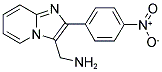 C-[2-(4-NITRO-PHENYL)-IMIDAZO[1,2-A]PYRIDIN-3-YL]-METHYLAMINE Struktur