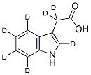 INDOLE-2,4,5,6,7-D5-ACETIC-D2 ACID Struktur