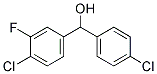 4,4'-DICHLORO-3-FLUOROBENZHYDROL Struktur